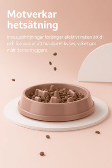 Hundskål Slow Feeder – Stoppa Hetsslukandet, Minska Kvävningsrisk & Främja Hälsosamt Ätande