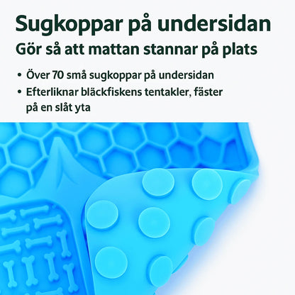 Lickmatta för Hund & Katt – Långsam Matning & Stresslindring