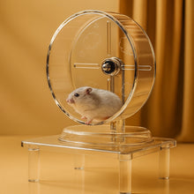 Tyst Hamsterhjul i Transparent Design – Motion & Lek (S, M, L)