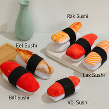 Sushi Kattleksak – Roliga & Mjuka Sushibitar för Aktiva Katter