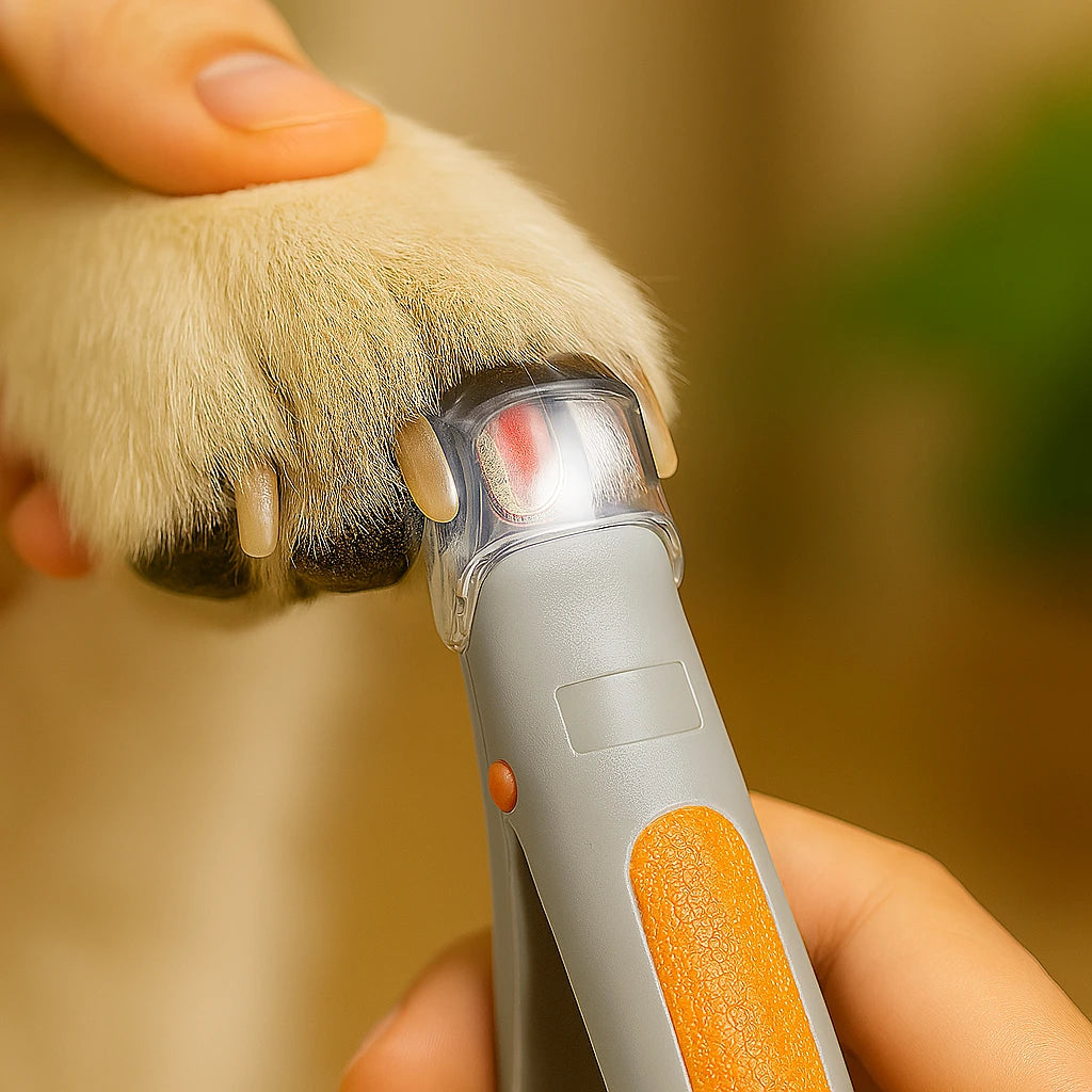 Professionell Klotång med LED-ljus – Säker & Precis Klo-klippare för Hund & Katt