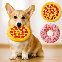 Plysch Hundleksak – Donut & Pizza Design med Pip-ljud