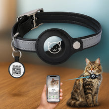 Reflekterande Katt-Halsband med Airtag- & QR-Hållare – Säkerhet & Spårning i Ett