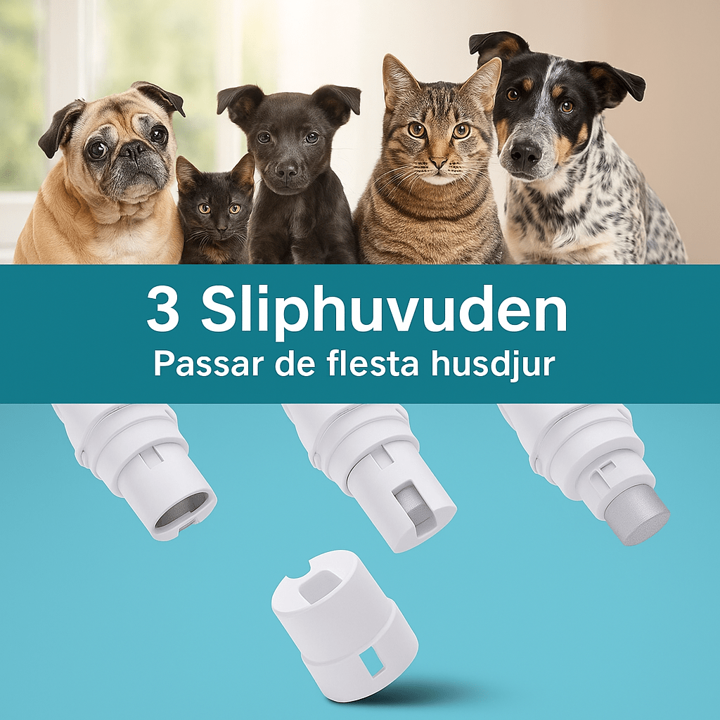 Elektrisk kloslip för hund och katt