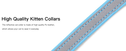 Reflekterande Katt-Halsband med Airtag- & QR-Hållare – Säkerhet & Spårning i Ett