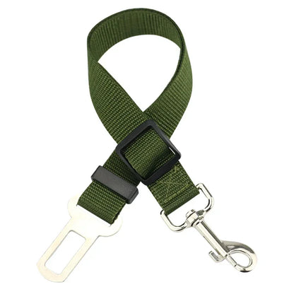Bilbälte för Hund – Justerbart Säkerhetsbälte för Bil, Halsband & Sele