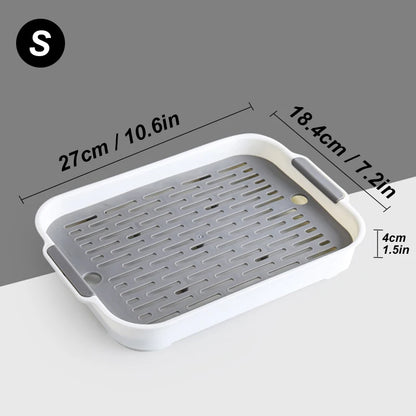 Smådjurs Toalettlåda – Rektangulär Litter Box med Gallerdel för Kanin, Marsvin & Hamster (S/M)
