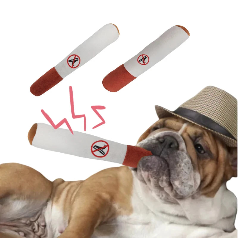 Rolig ‘Joint’ Pipleksak för Hund – Tuggleksak med Pip