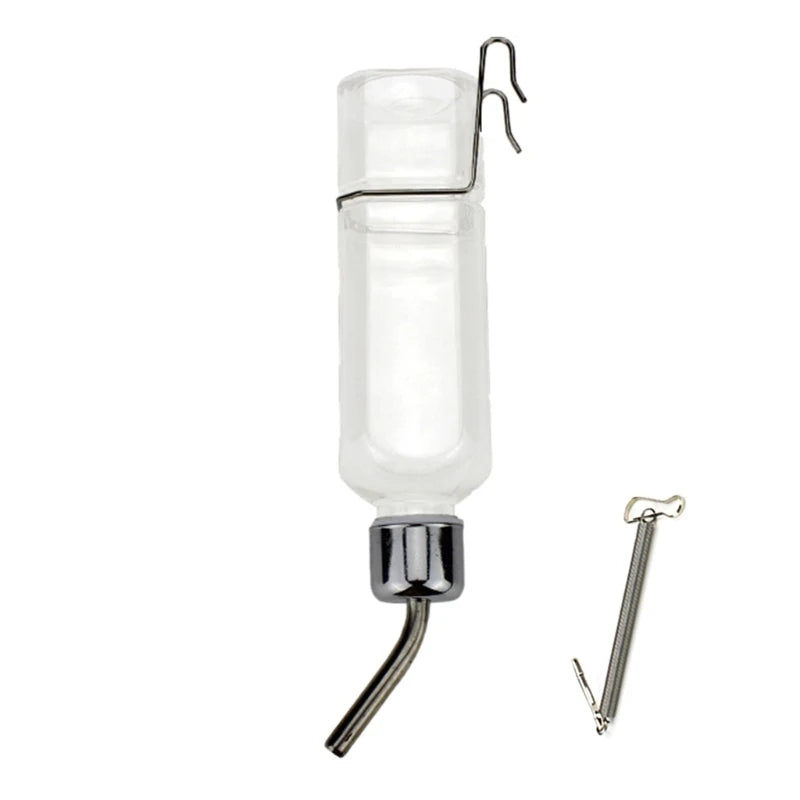 180/350mL Hanging Water Bottle for Hamsters Automatic Rabbit Water Dispenser Dripproof Head Cage Drinking Bottle Watering