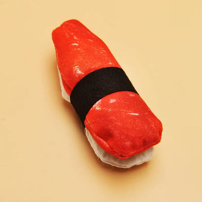 Sushi Kattleksak – Roliga & Mjuka Sushibitar för Aktiva Katter