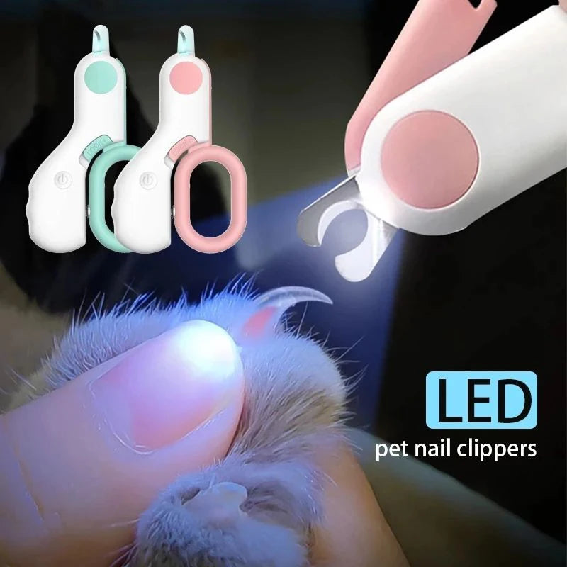 LED Klosax för Hund & Katt – Säker Klofil med Lås & LED-ljus