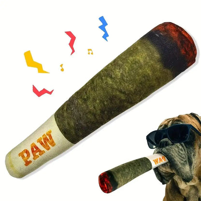 Rolig ‘Joint’ Pipleksak för Hund – Tuggleksak med Pip