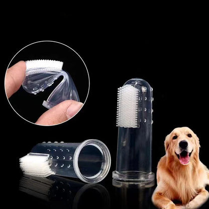 Mjuka Silikon Fingertandborstar för Hund & Katt – 6-pack Tandrengöring & Tandstensborttagare