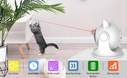 Automatisk Laserleksak för Katt – För Oändligt Rolig Lek