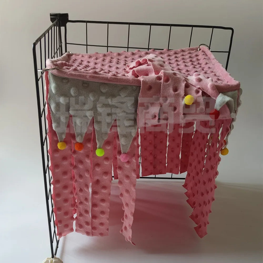Small Pet Nest Felt Tent Rabbit Nest Hamster House Hamster Cage Large Guinea Pig Cage Guinea Pig Small Animal Bed Hideout