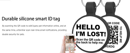 Reflekterande Katt-Halsband med Airtag- & QR-Hållare – Säkerhet & Spårning i Ett
