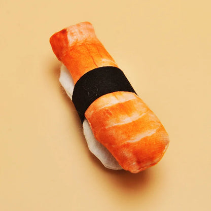 Sushi Kattleksak – Roliga & Mjuka Sushibitar för Aktiva Katter