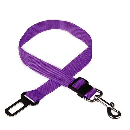 Bilbälte för Hund – Justerbart Säkerhetsbälte för Bil, Halsband & Sele