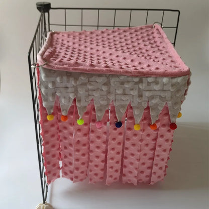 Small Pet Nest Felt Tent Rabbit Nest Hamster House Hamster Cage Large Guinea Pig Cage Guinea Pig Small Animal Bed Hideout