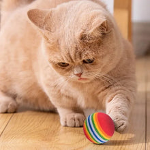 Färgglada Regnbågsbollar för Katt & Hund – Lekfulla, Lätta & Studsande!