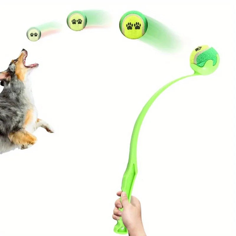 Bollkastare för Hund – Interaktiv Tennisbollskastare för Utomhuslek & Träning