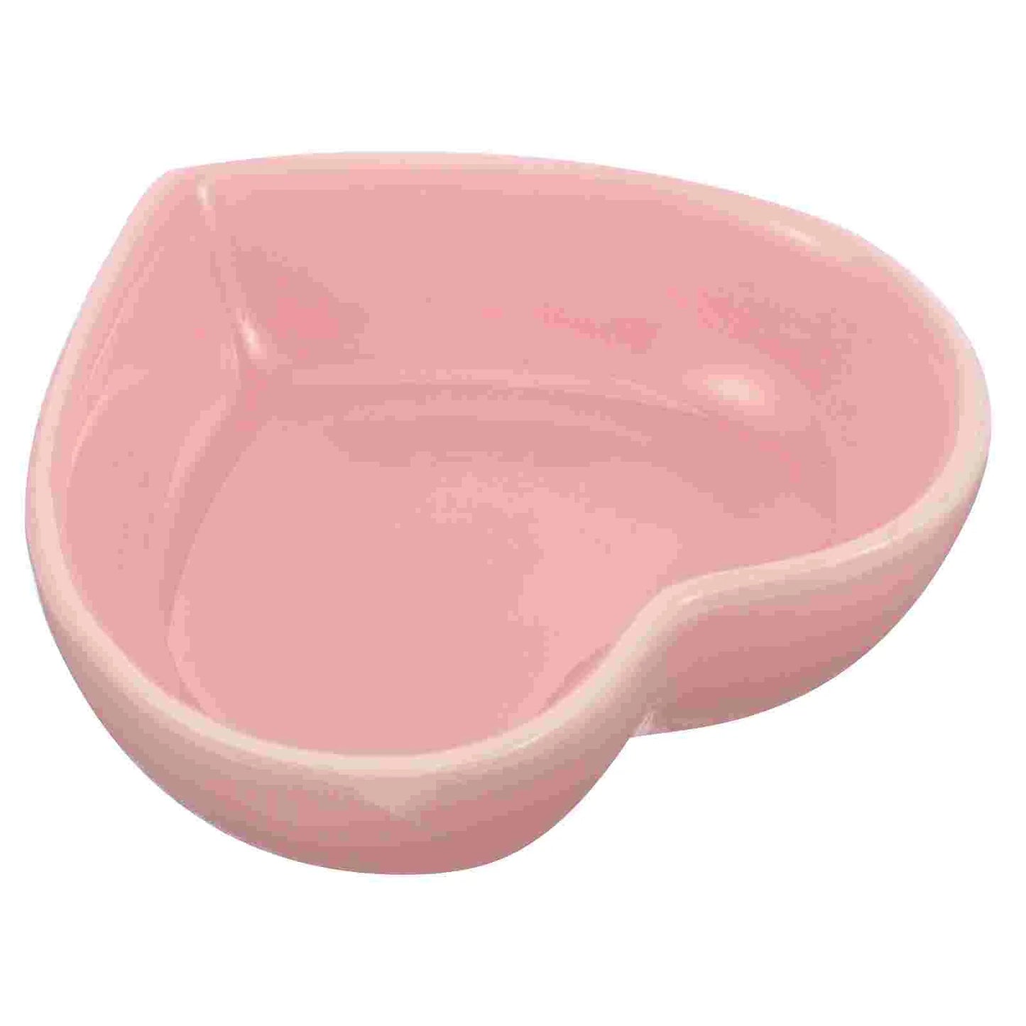 Ceramic Hamster Bowl Heart Shape Rat Bowl Household Chinchilla Bowl Hamster Accessory guinea pig food bowl