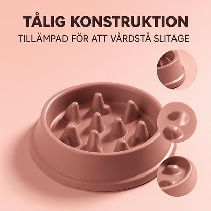 Hundskål Slow Feeder – Stoppa Hetsslukandet, Minska Kvävningsrisk & Främja Hälsosamt Ätande